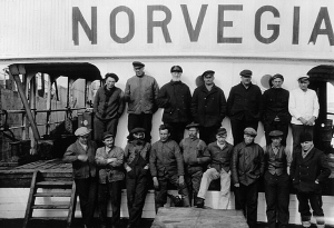 Mannskapet på fjerde Norvegia-ekspedisjon
